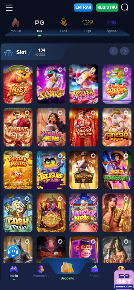 Prêmios Jogos s9bet.com